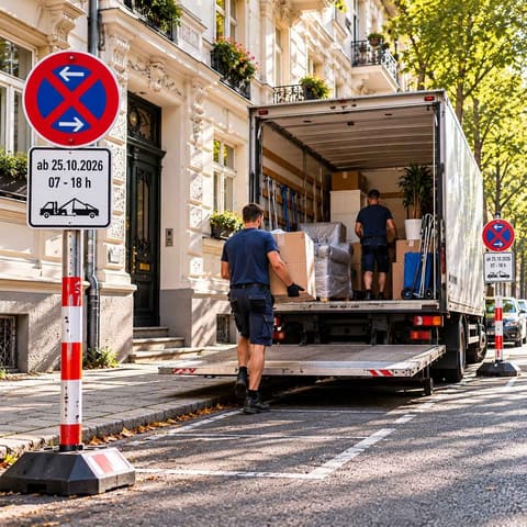 Halteverbot für Umzug in Berlin