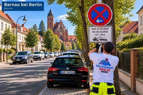 Halteverbotszone in Bernau