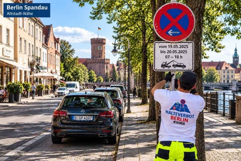 Halteverbotszone in Spandau