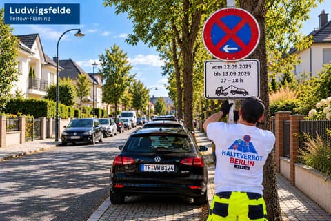 Halteverbotszone in Ludwigsfelde