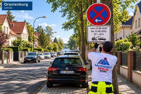 Halteverbotszone in Oranienburg